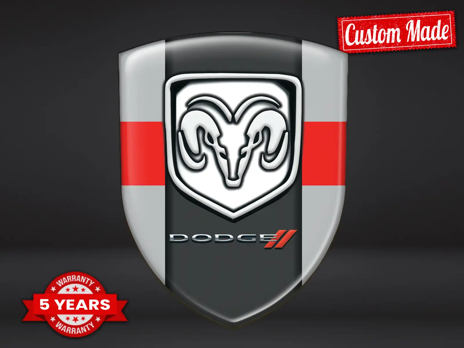 Dodge Wasserfeste Aufkleber Pro Max Haltbar Modern
